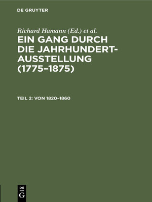 cover image of Von 1820–1860